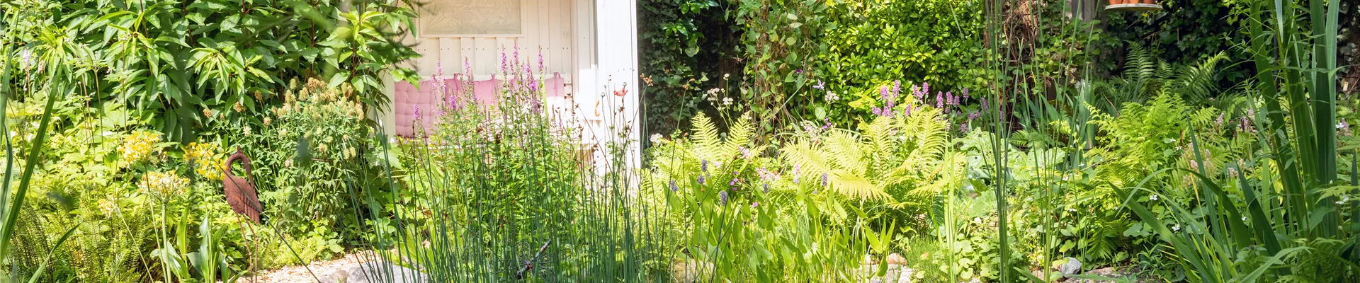 Gartenambiente mit Teich
